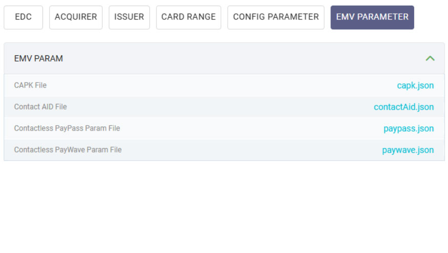 EMV Settings