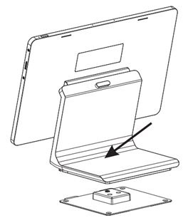 L1400 mounting-plate installation illustration