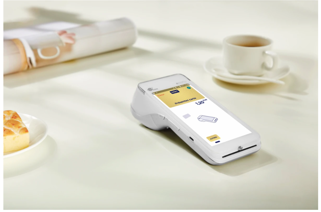 PAX Payment Terminal on Dining Table